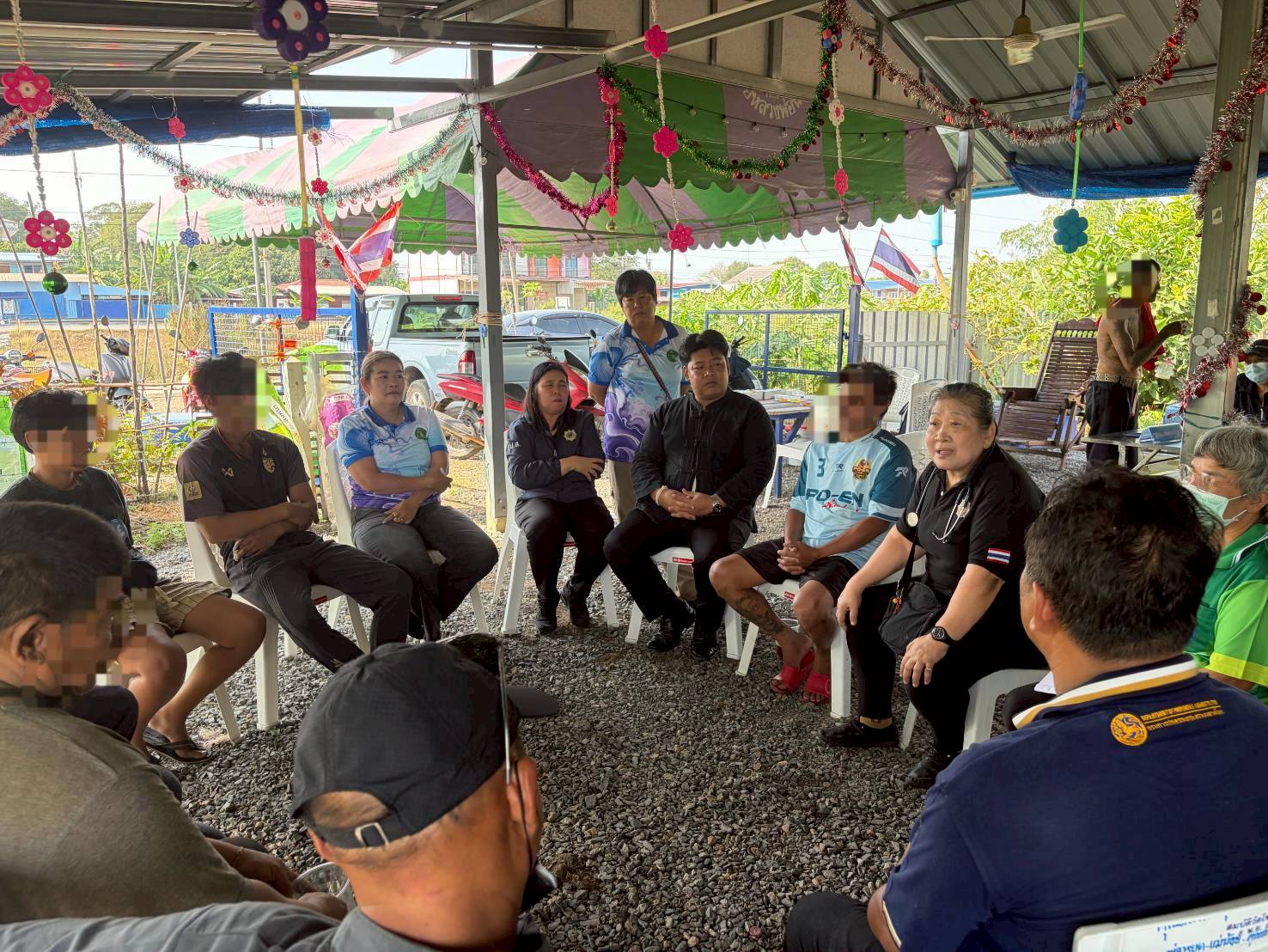 สพอ.ท่าเรือ : กองทุนแม่ของแผ่นดินบ้านกระดาษ จัดกิจกรรมชุมชนบำบัดแบบสมัครใจ (CBTx)"