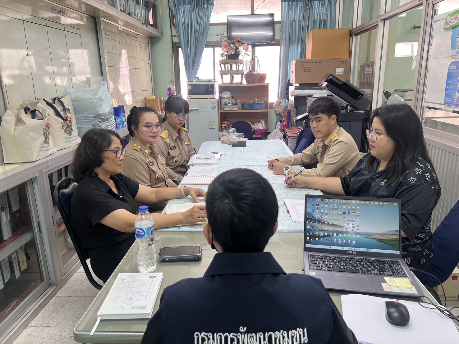 📢 สพอ.ท่าเรือ⚓️: ประชุมเจ้าหน้าที่พัฒนาชุมชนอำเภอท่าเรือ