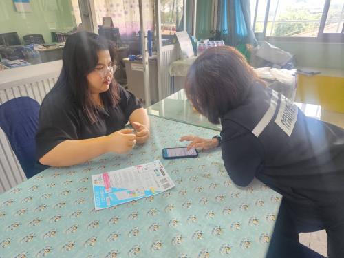 สพอ.ท่าเรือ :ประชาสัมพันธ์ และส่งเสริมการใช้แพลตฟอร์มดิจิทัล "Click ชุมชน"