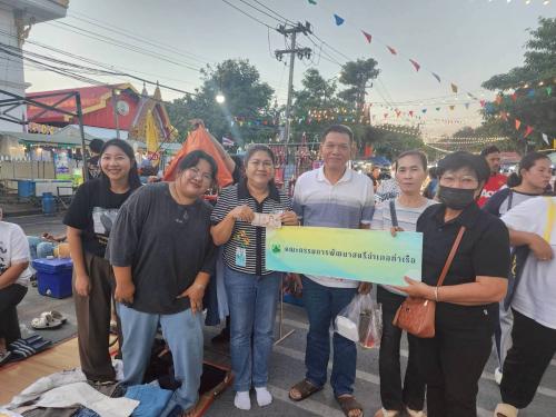 สพอ.ท่าเรือ ร่วมจำหน่ายสินค้า ณ ตลาดเลียบทางรถไฟ Tharua Night Market